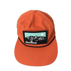 Steamboat Hat Men orange snapback Adjustable Cotton Colorado Outdoors Ski